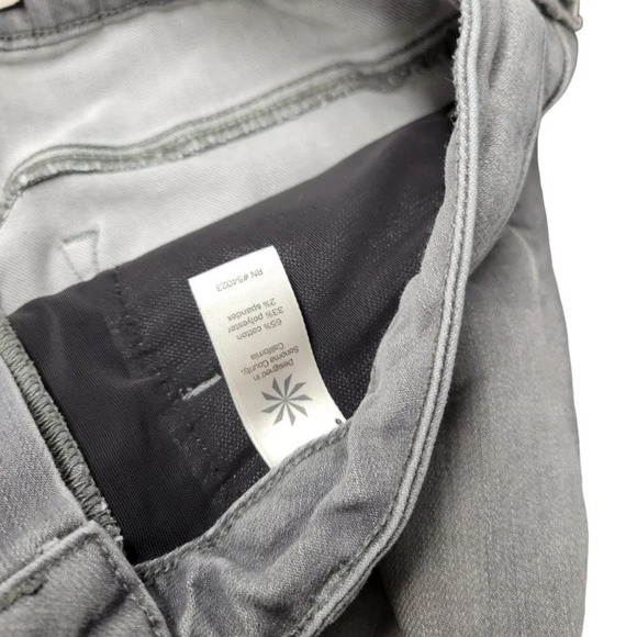 Athleta Skinny Jeggings Gray Wash Size 8 - Picture 6 of 7